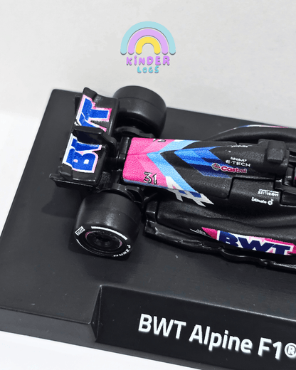 Premium Hot Wheels Formula 1 BWT Alpine F1 Team - A524 (31) - Kinder Logs