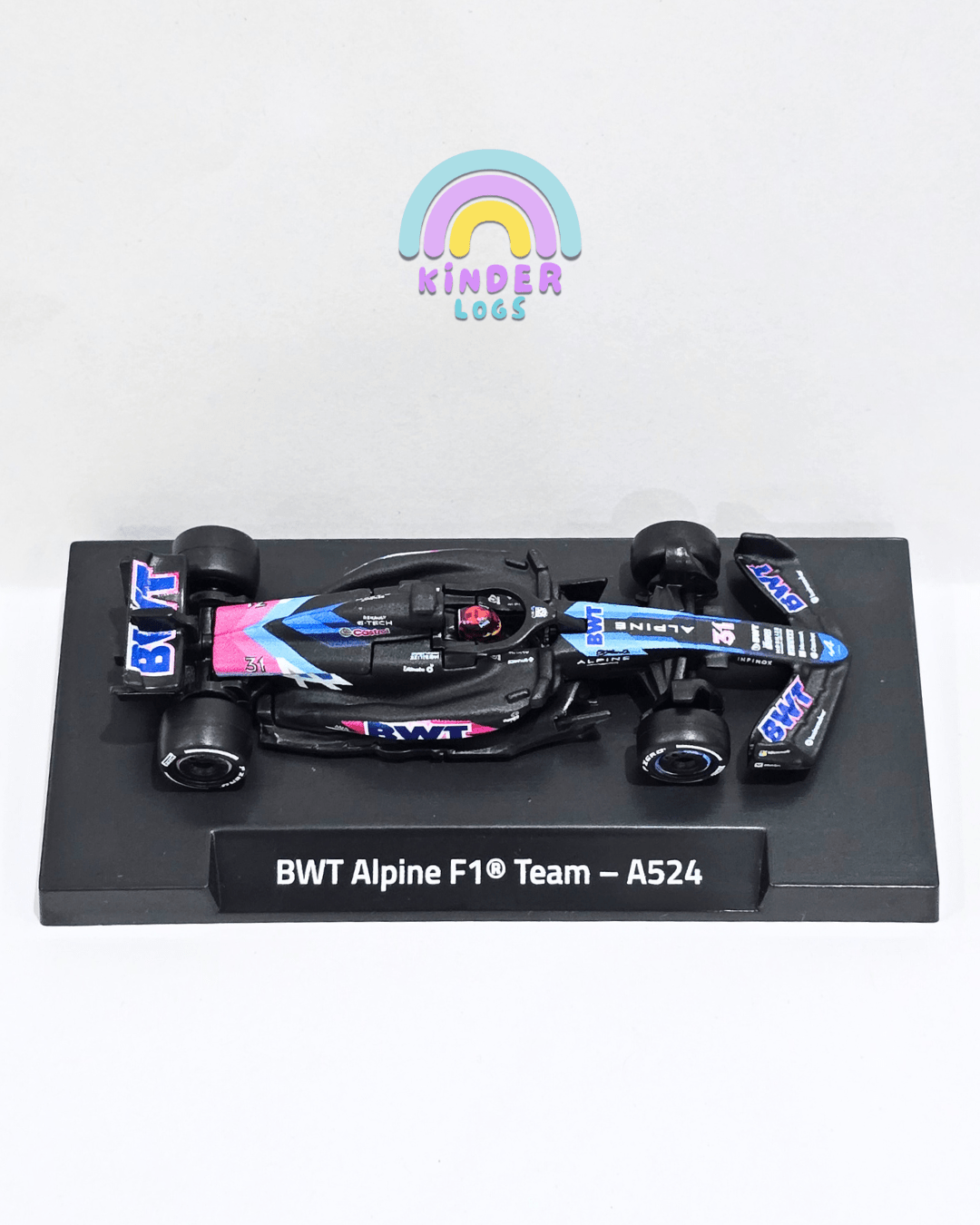 Premium Hot Wheels Formula 1 BWT Alpine F1 Team - A524 (31) - Kinder Logs