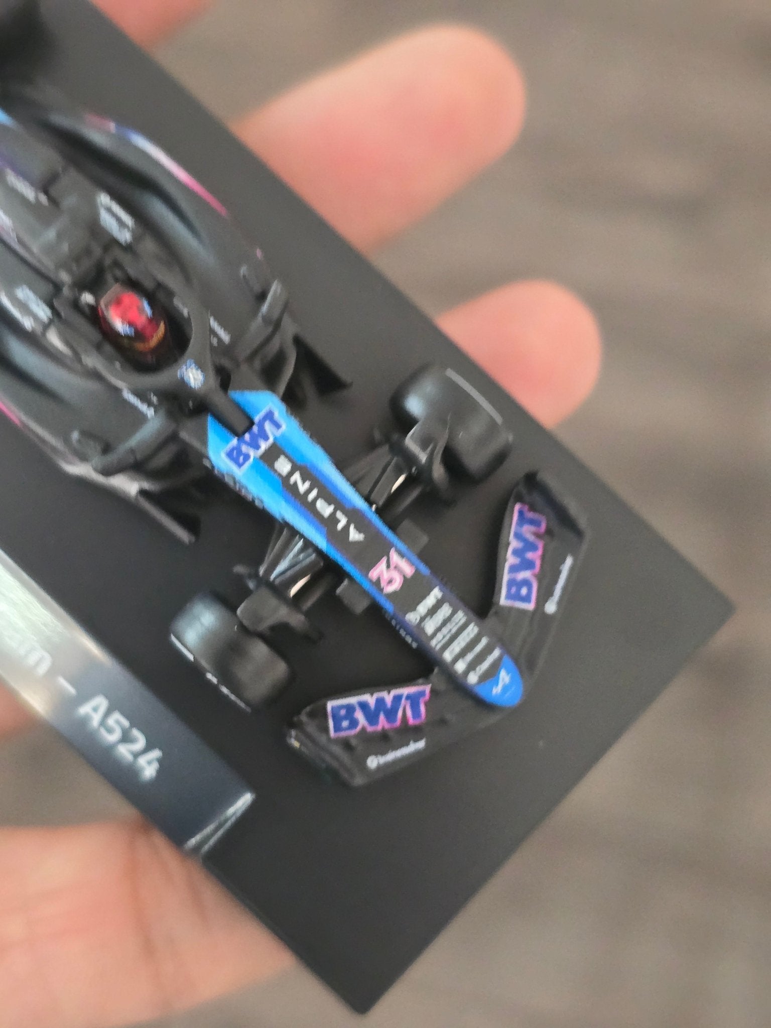 Premium Hot Wheels Formula 1 BWT Alpine F1 Team - A524 (31) - Kinder Logs