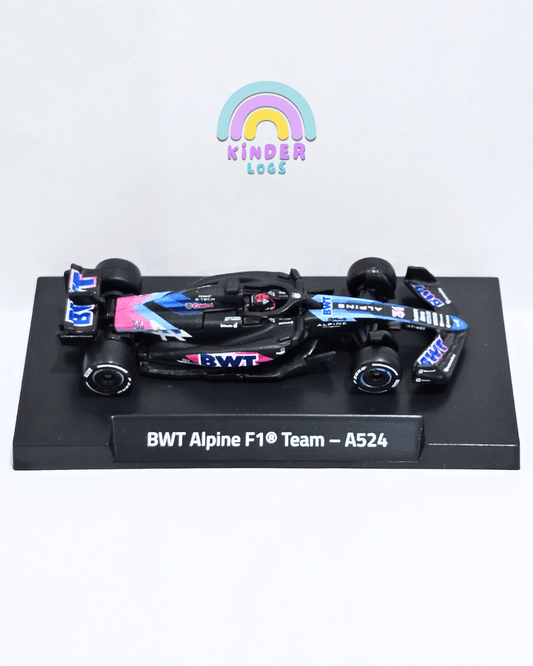 Premium Hot Wheels Formula 1 BWT Alpine F1 Team - A524 (31) - Kinder Logs