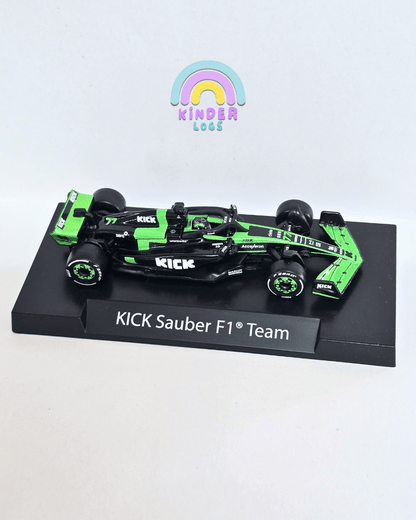 Premium Hot Wheels Formula 1 Kick Sauber F1 Team 77 (Uncarded - New) - Kinder Logs