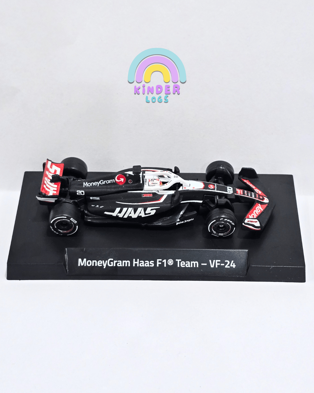 Premium Hot Wheels Formula 1 MoneyGram Haas F1 Team - VF - 24 (20) - Kinder Logs