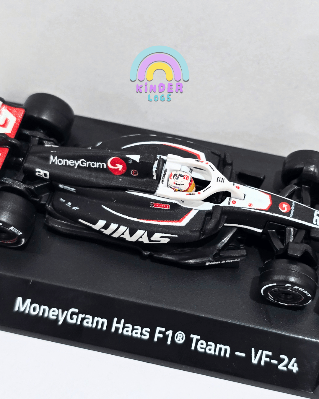 Premium Hot Wheels Formula 1 MoneyGram Haas F1 Team - VF - 24 (20) - Kinder Logs