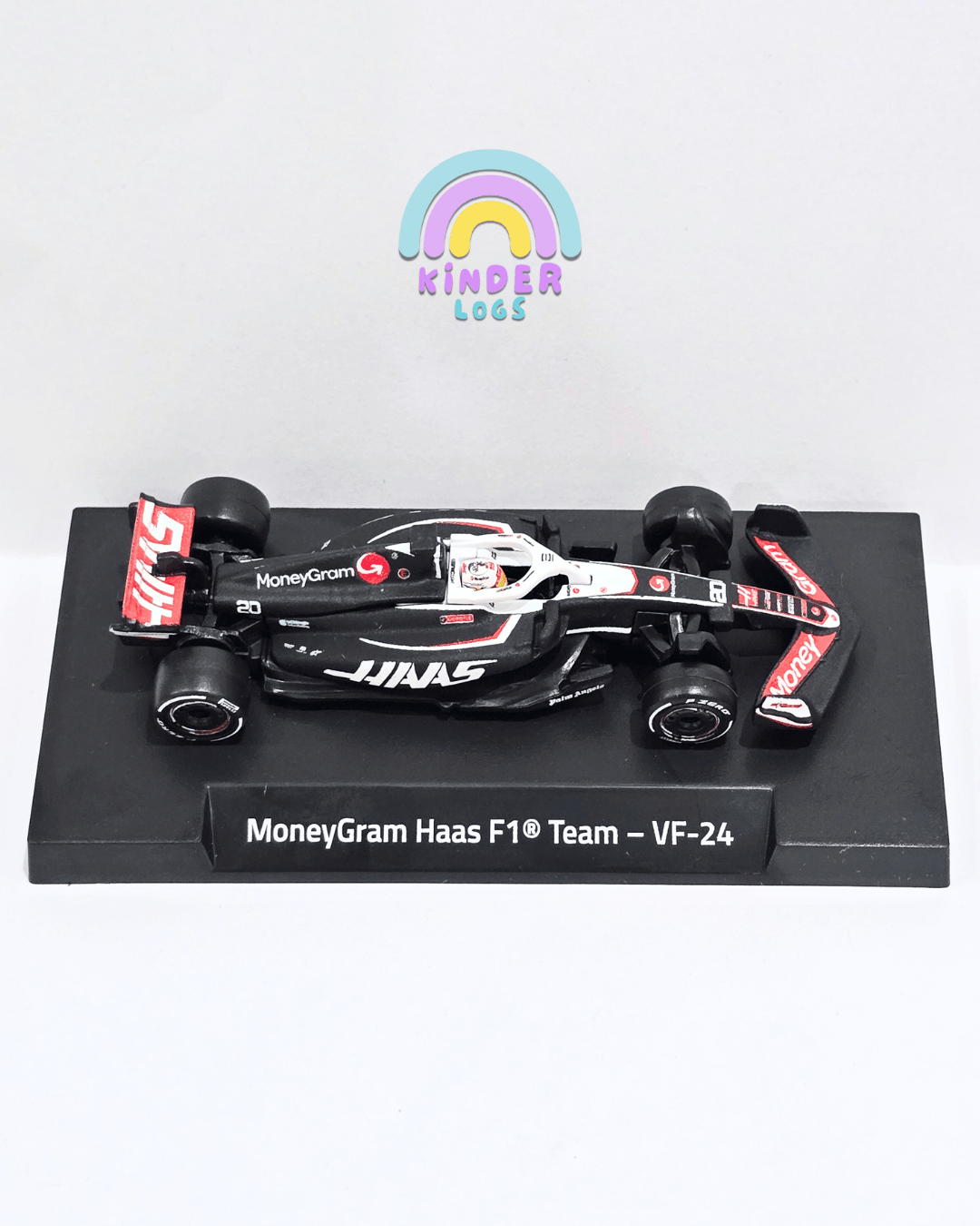 Premium Hot Wheels Formula 1 MoneyGram Haas F1 Team - VF - 24 (20) - Kinder Logs