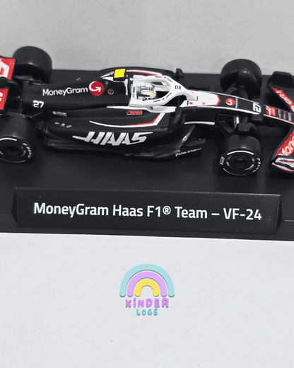 Premium Hot Wheels Formula 1 MoneyGram Haas F1 Team - VF - 24 (27) - Kinder Logs