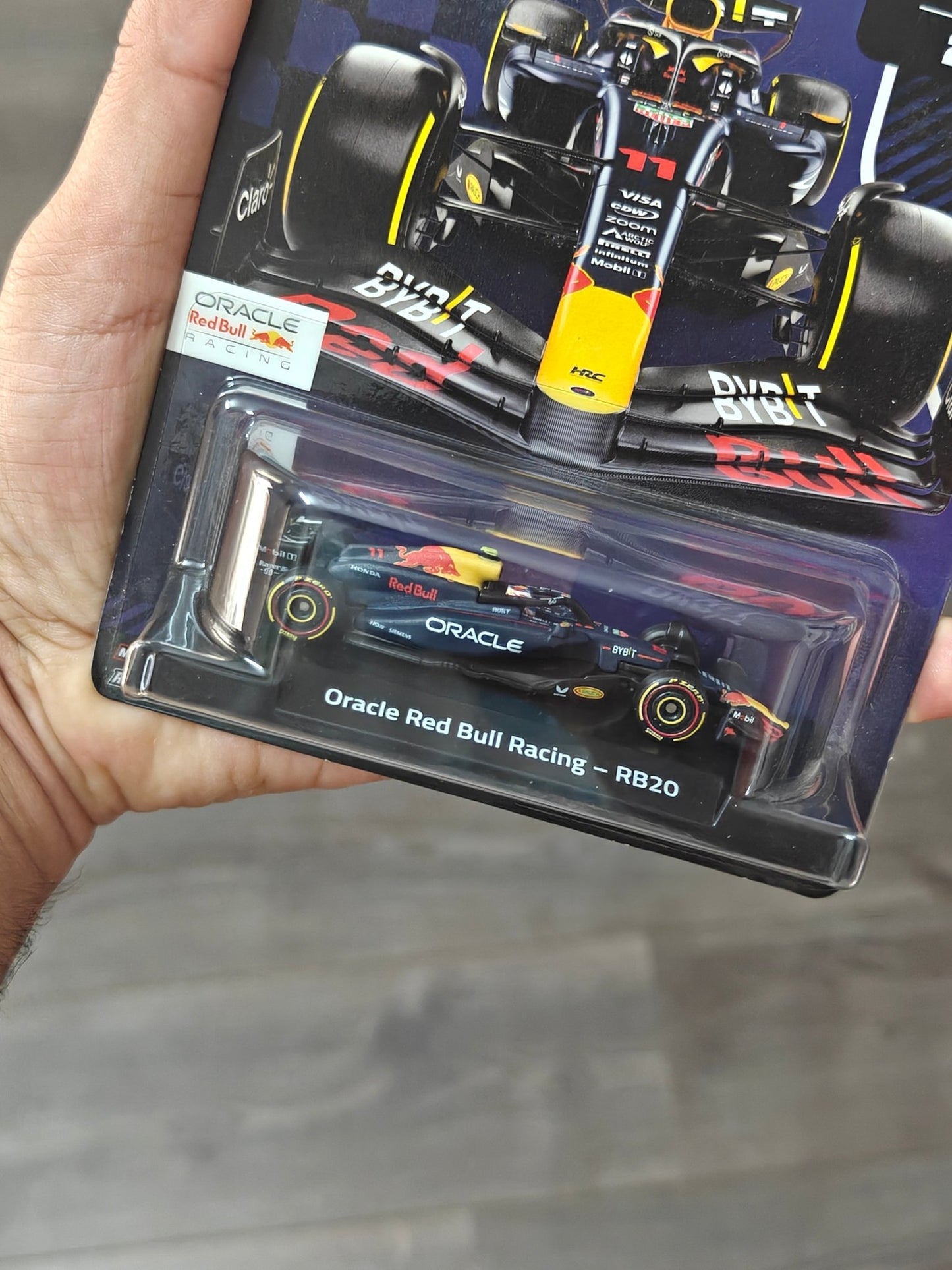 Premium Hot Wheels Formula 1 Oracle Red Bull Racing RB20 11 (Imported) - Kinder Logs