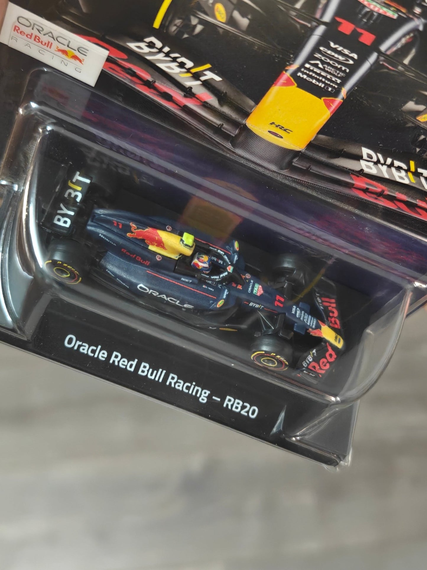 Premium Hot Wheels Formula 1 Oracle Red Bull Racing RB20 11 (Imported) - Kinder Logs