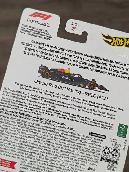 Premium Hot Wheels Formula 1 Oracle Red Bull Racing RB20 11 (Imported) - Kinder Logs