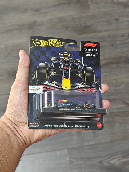 Premium Hot Wheels Formula 1 Oracle Red Bull Racing RB20 11 (Imported) - Kinder Logs