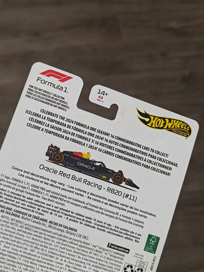 Premium Hot Wheels Formula 1 Oracle Red Bull Racing RB20 11 (Imported) - Kinder Logs