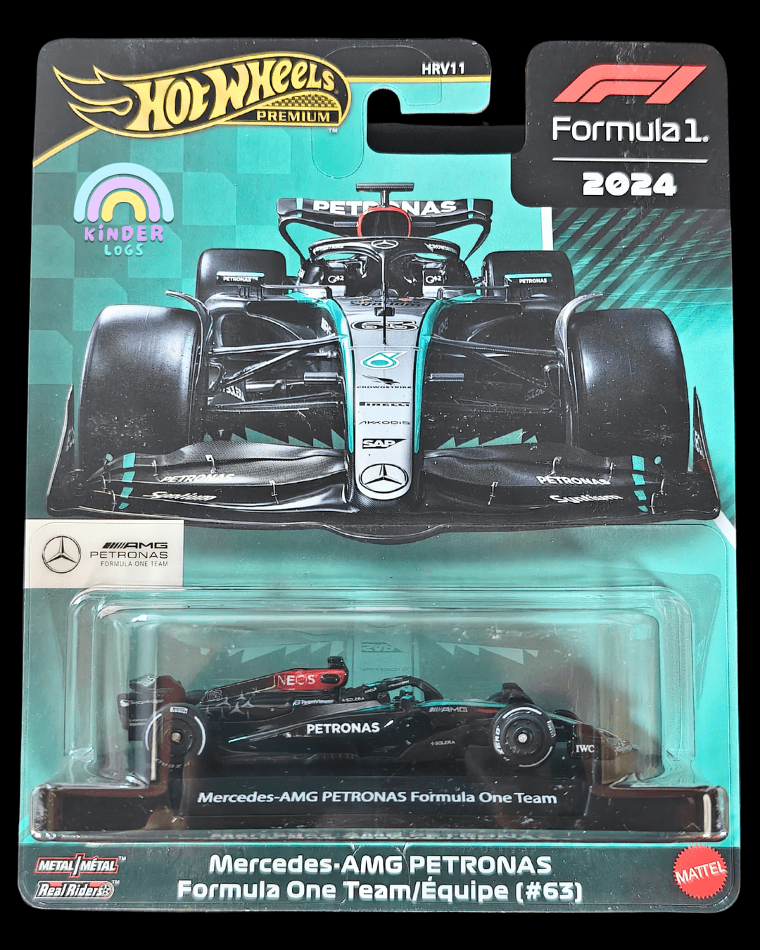 Premium Hot Wheels Formula One Mercedes - AMG Petronas 63 (Imported) - Kinder Logs