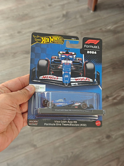 Premium Hot Wheels Formula One Visa Cash App RB 22 (Imported) - Kinder Logs