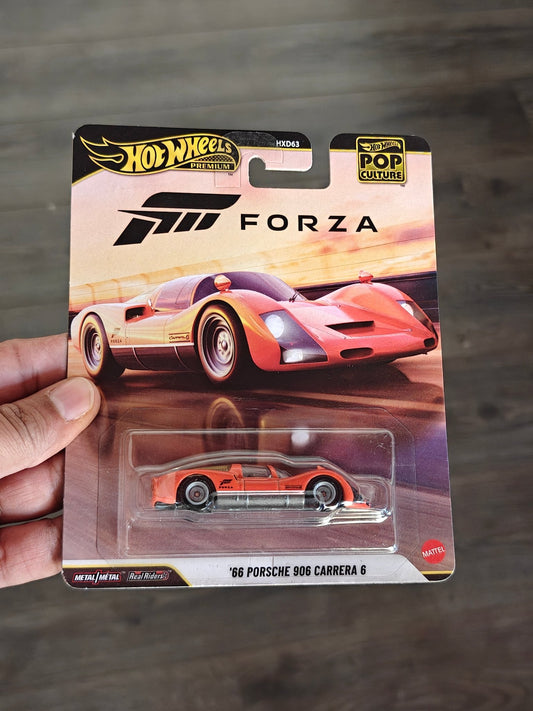 Premium Hot Wheels FORZA 1966 Porsche 906 Carrera 6 (Imported) - Kinder Logs