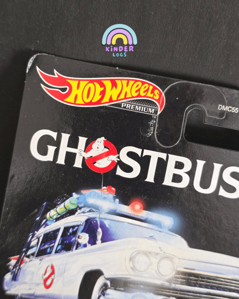 Premium Hot Wheels Ghostbusters ECTO - 1 (Imported) - Kinder Logs