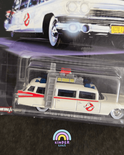 Premium Hot Wheels Ghostbusters ECTO - 1 (Imported) - Kinder Logs