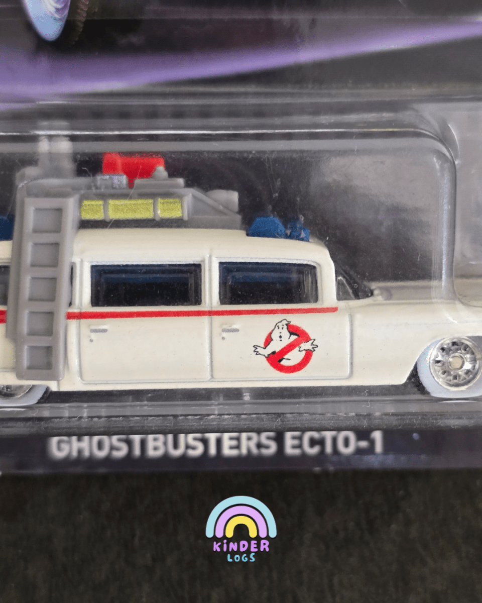 Premium Hot Wheels Ghostbusters ECTO - 1 (Imported) - Kinder Logs