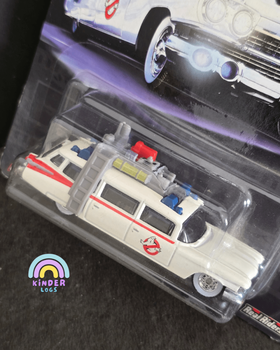 Premium Hot Wheels Ghostbusters ECTO - 1 (Imported) - Kinder Logs
