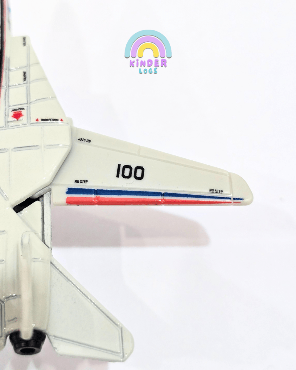 Premium Hot Wheels GI Joe Plane - Combat Jet Skystriker Grumman F - 14 Tomcat (Uncarded) - Kinder Logs
