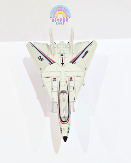 Premium Hot Wheels GI Joe Plane - Combat Jet Skystriker Grumman F - 14 Tomcat (Uncarded) - Kinder Logs