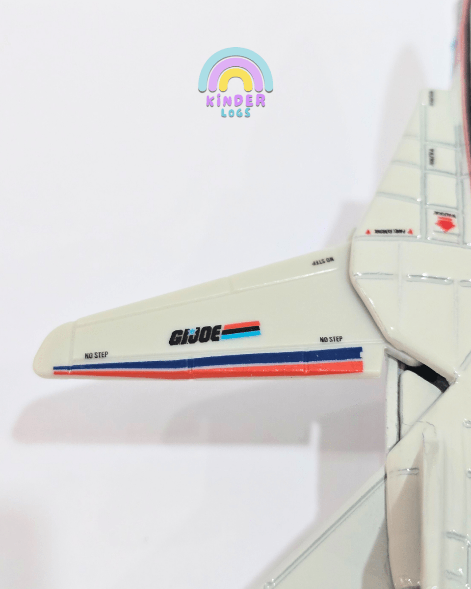 Premium Hot Wheels GI Joe Plane - Combat Jet Skystriker Grumman F - 14 Tomcat (Uncarded) - Kinder Logs