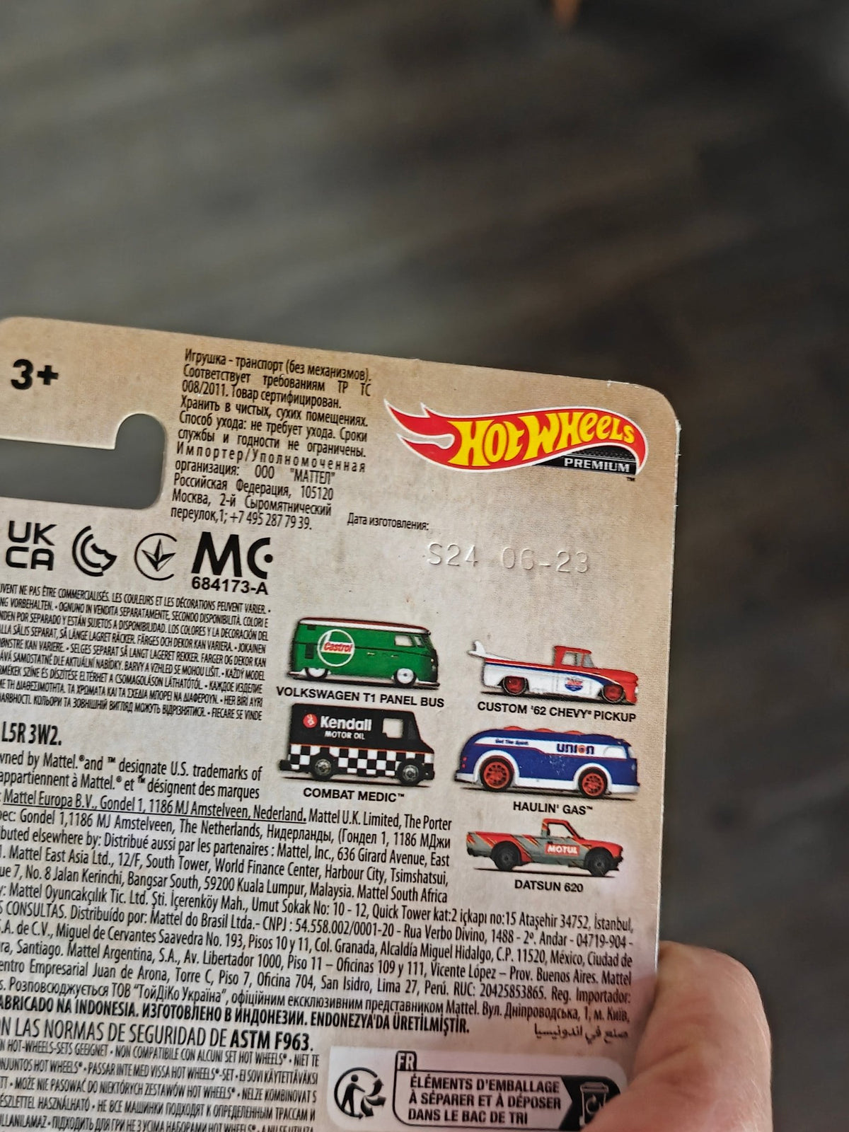 Premium Hot Wheels Haulin' Gas - Union 76 (Imported) - Kinder Logs