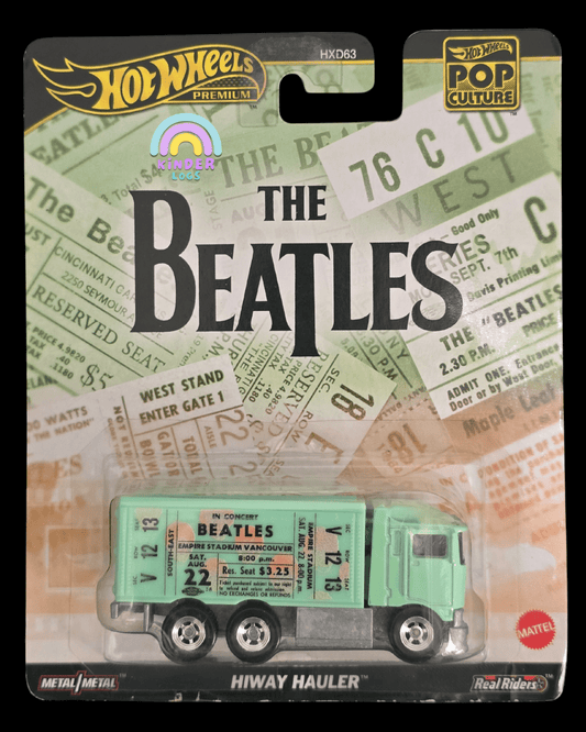 Premium Hot Wheels Hiway Hauler 'The Beatles' Edition (Green) - Kinder Logs