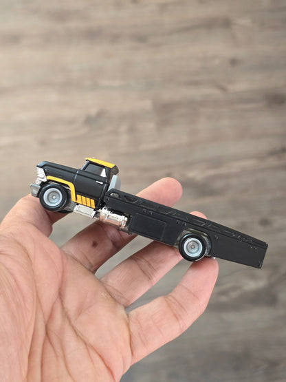 Premium Hot Wheels Horizon Hauler - Black (Uncarded - New) - Kinder Logs