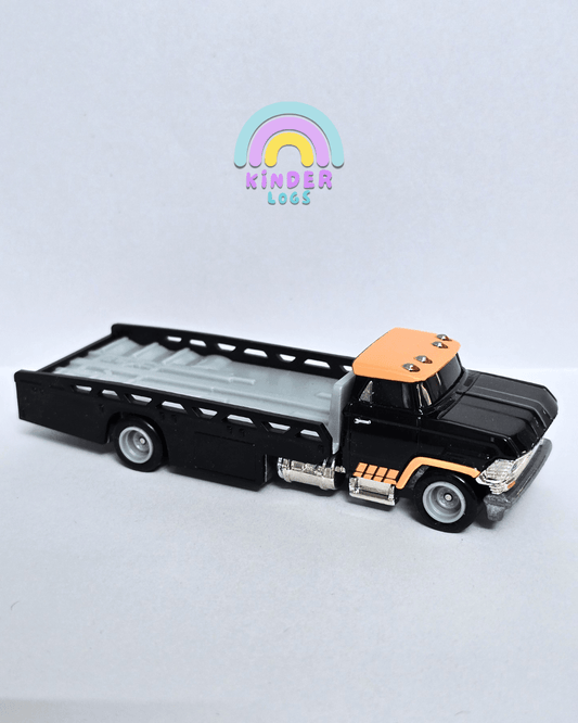 Premium Hot Wheels Horizon Hauler - Black (Uncarded - New) - Kinder Logs
