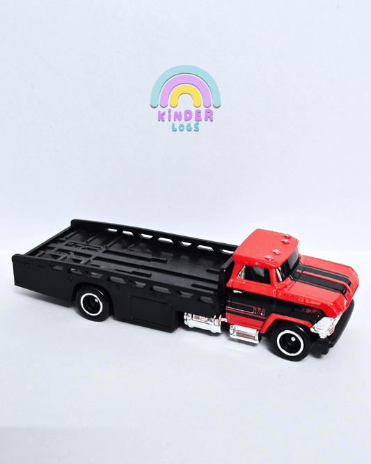 Premium Hot Wheels Horizon Hauler - Red (Uncarded - New) - Kinder Logs