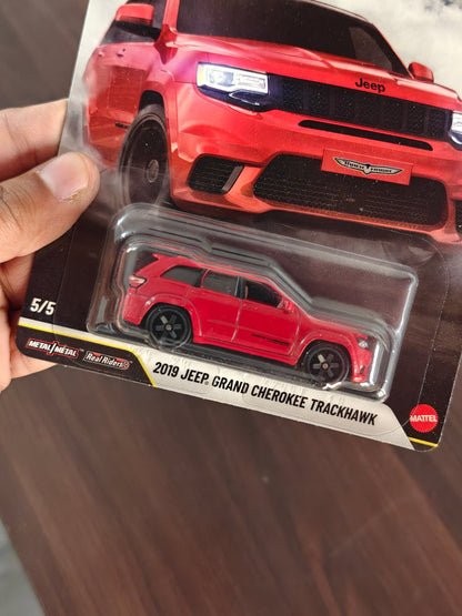 Premium Hot Wheels Jeep Grand Cherokee Trackhawk - Power Trip (Imported) - Kinder Logs