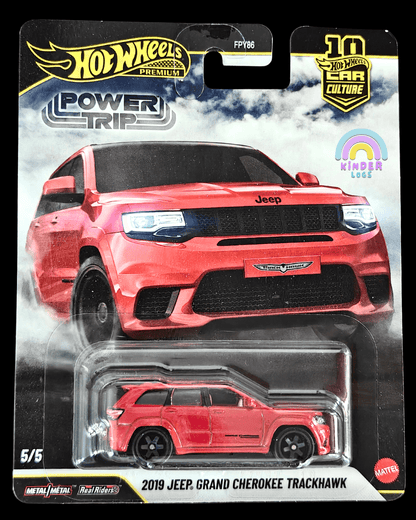 Premium Hot Wheels Jeep Grand Cherokee Trackhawk - Power Trip (Imported) - Kinder Logs