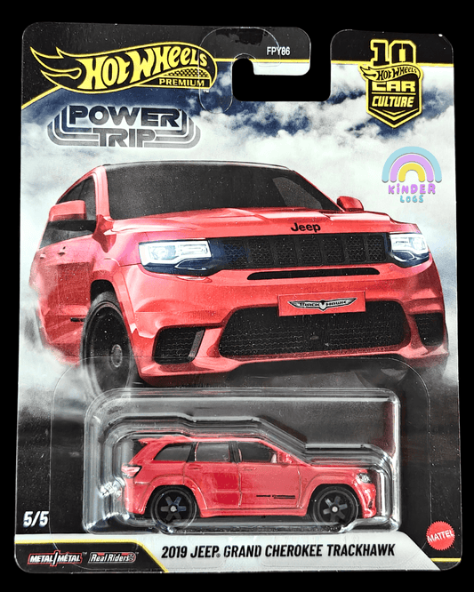 Premium Hot Wheels Jeep Grand Cherokee Trackhawk - Power Trip (Imported) - Kinder Logs
