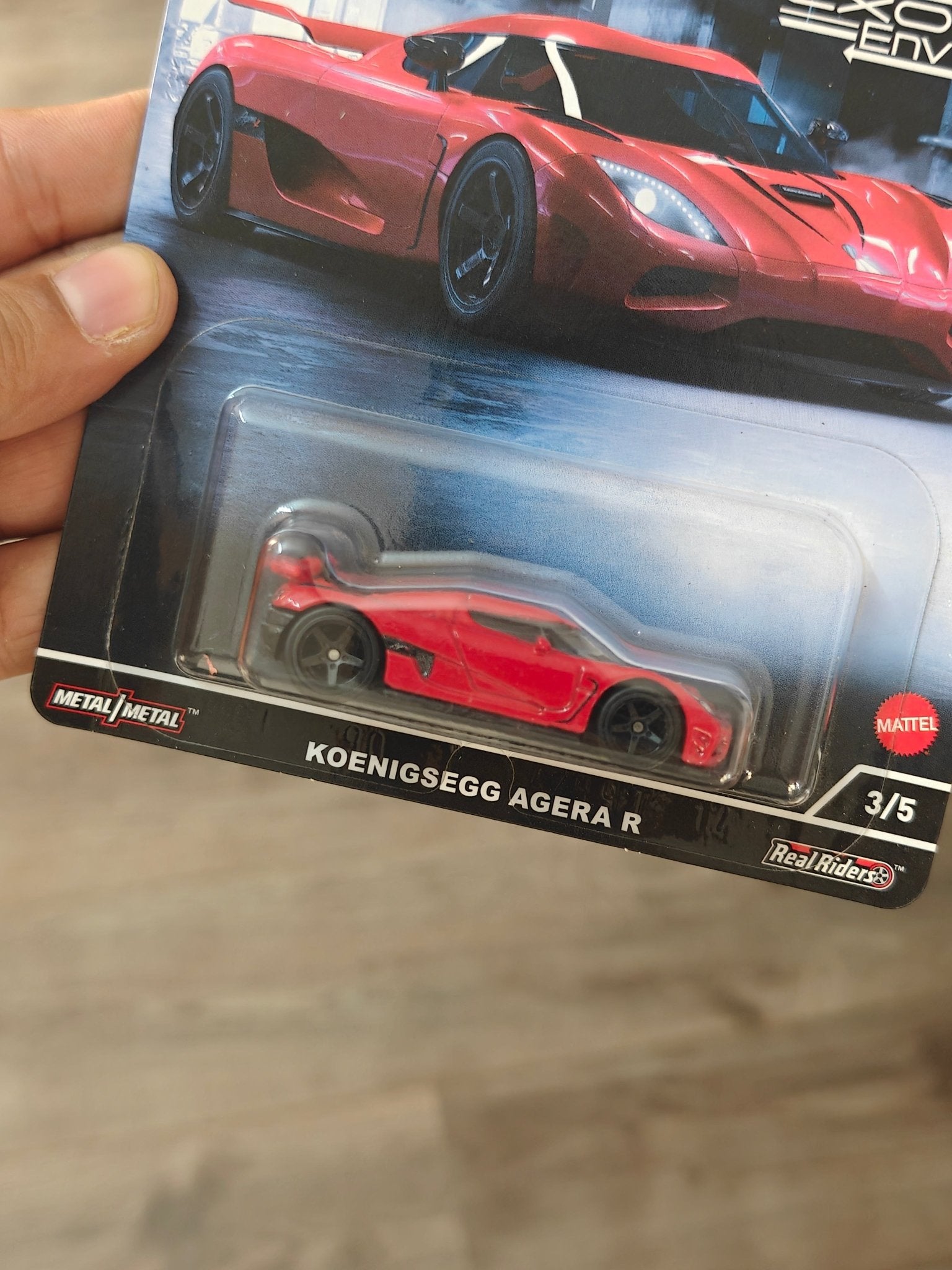 Premium Hot Wheels Koenigsegg Agera R - Exotic Envy (Imported) - Kinder Logs