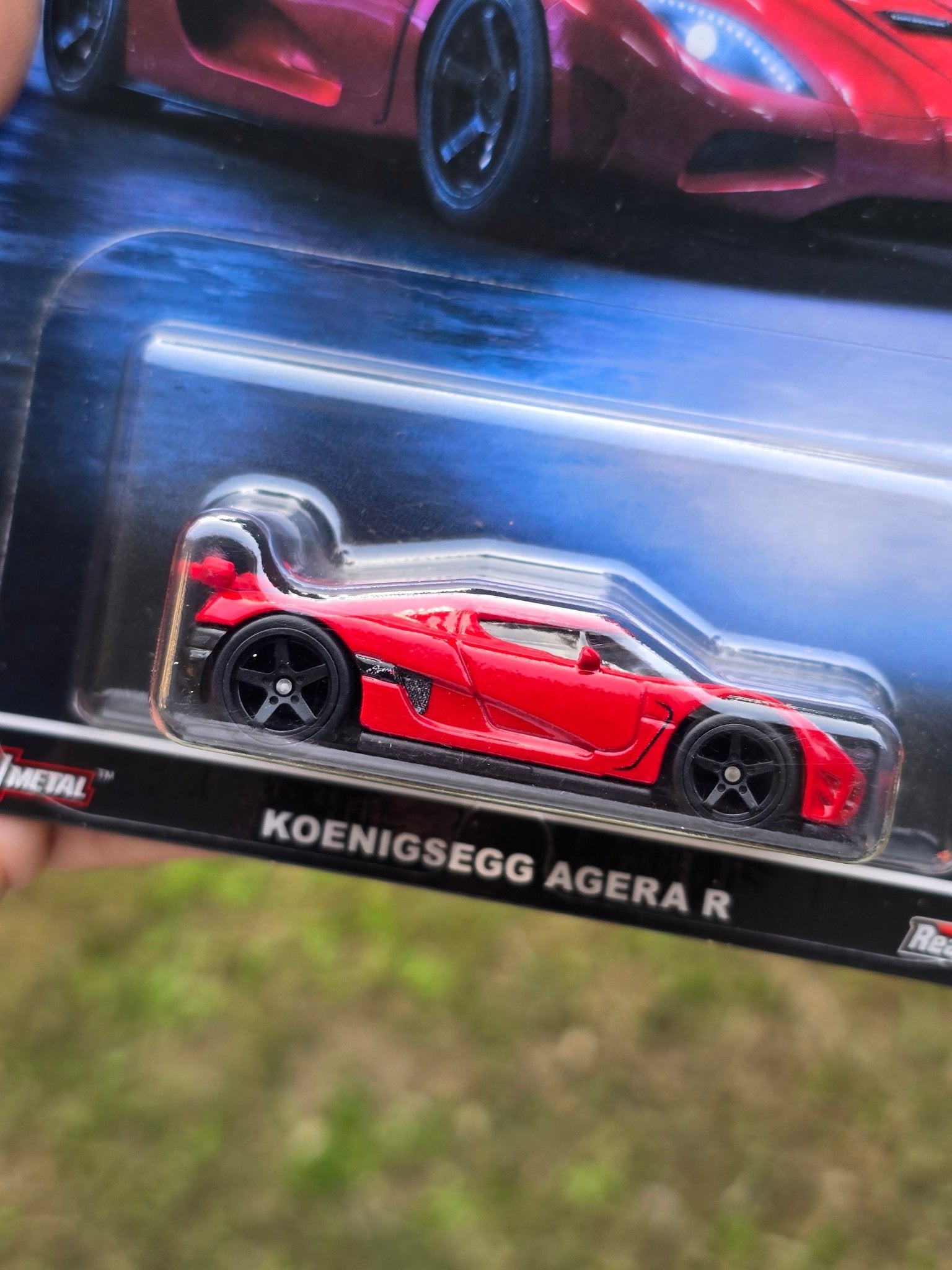 Premium Hot Wheels Koenigsegg Agera R - Red (Exotic Envy) - Kinder Logs