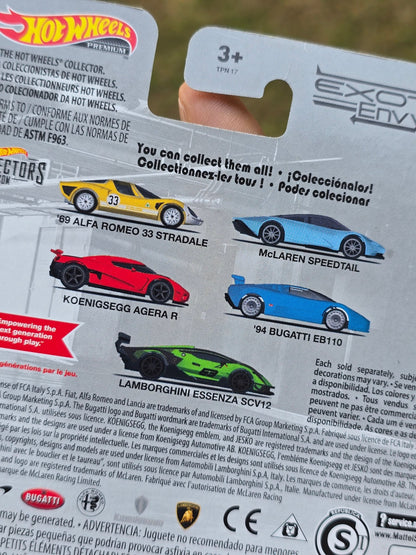 Premium Hot Wheels Koenigsegg Agera R - Red (Exotic Envy) - Kinder Logs