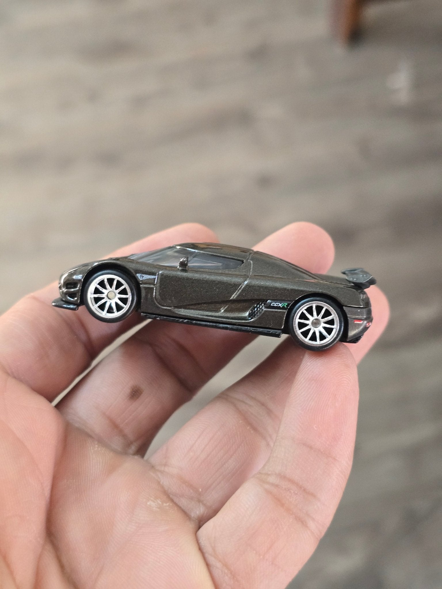 Premium Hot Wheels Koenigsegg CCXR (Uncarded - New) - Kinder Logs