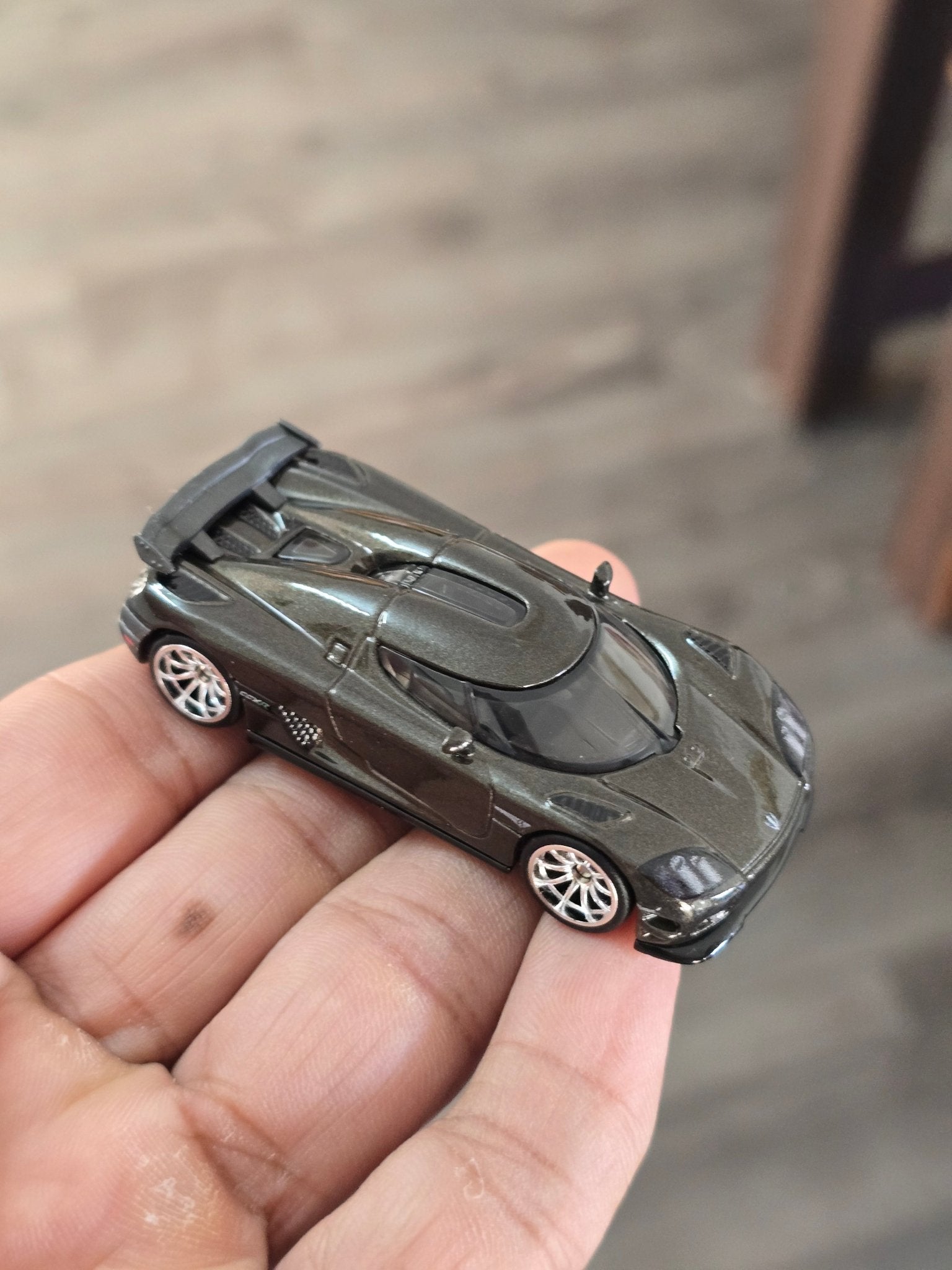 Premium Hot Wheels Koenigsegg CCXR (Uncarded - New) - Kinder Logs