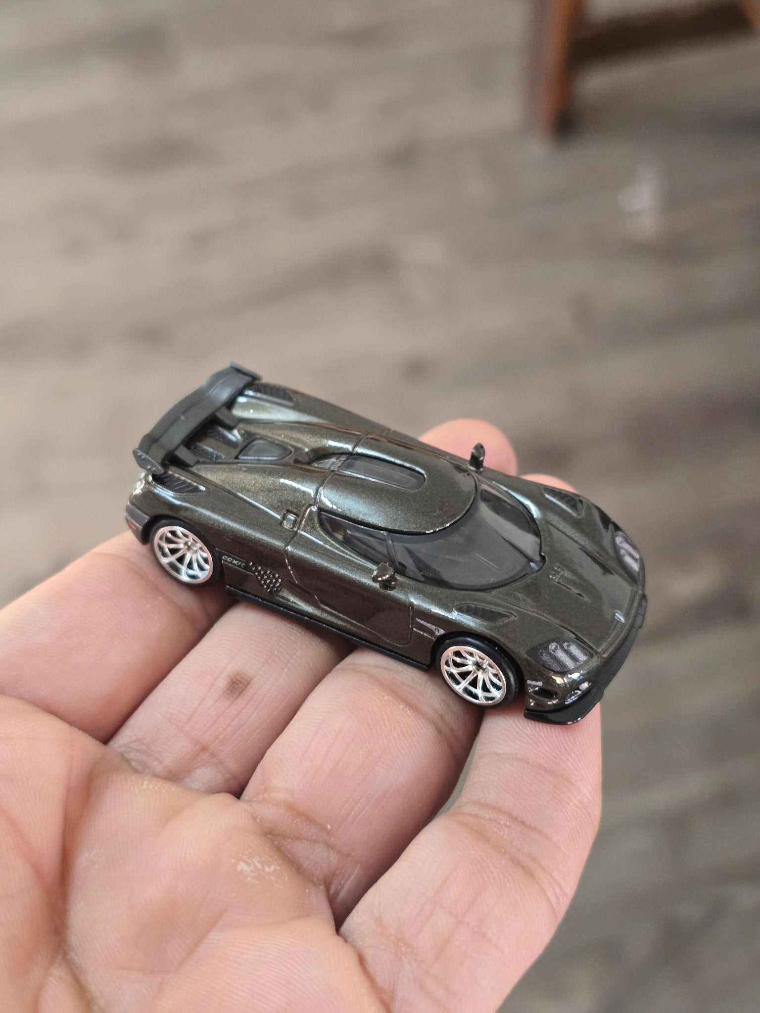 Premium Hot Wheels Koenigsegg CCXR (Uncarded - New) - Kinder Logs