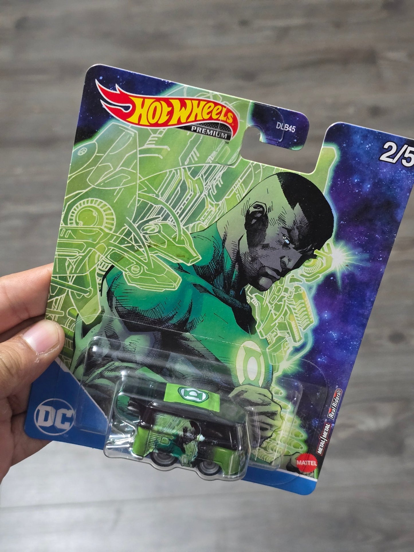 Premium Hot Wheels Kool Kombi - DC Green Lantern (Imported) - Kinder Logs