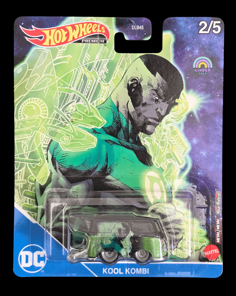 Premium Hot Wheels Kool Kombi - DC Green Lantern (Imported) - Kinder Logs