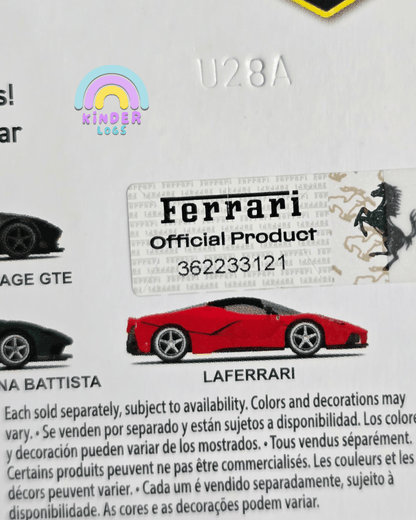 Premium Hot Wheels LaFerrari - Euro Speed (Imported) - Kinder Logs