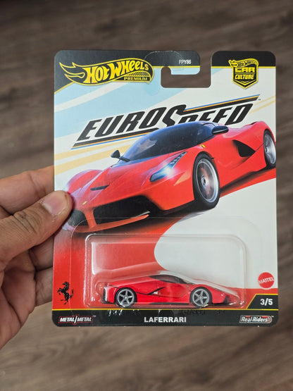 Premium Hot Wheels LaFerrari - Euro Speed (Imported) - Kinder Logs
