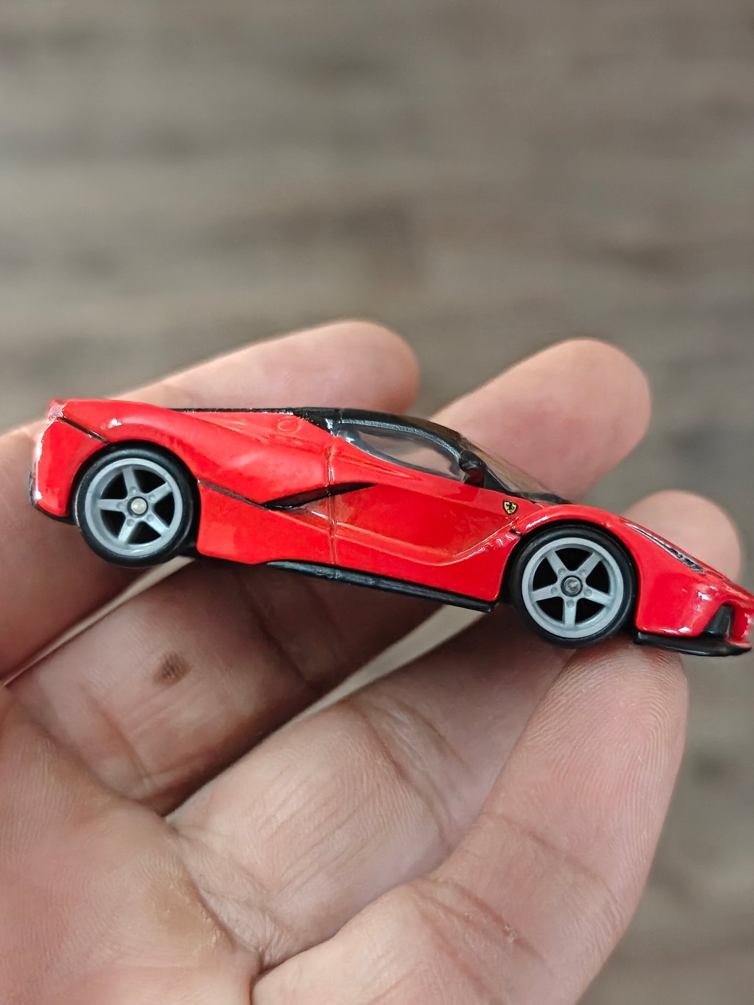 Premium Hot Wheels LaFerrari - Red (Uncarded - New) - Kinder Logs