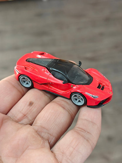 Premium Hot Wheels LaFerrari - Red (Uncarded - New) - Kinder Logs