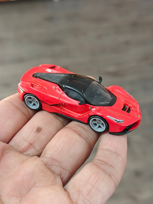 Premium Hot Wheels LaFerrari - Red (Uncarded - New) - Kinder Logs