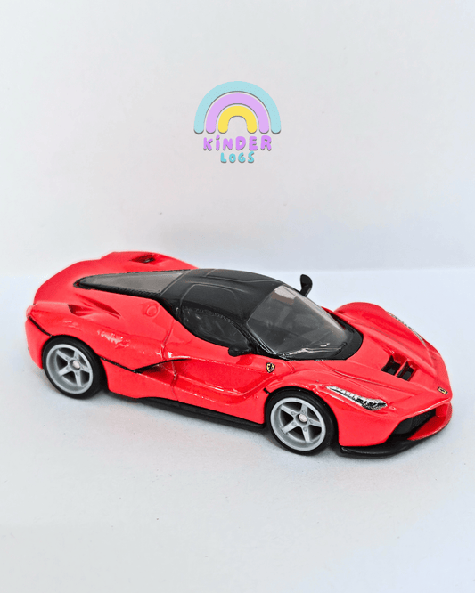 Premium Hot Wheels LaFerrari - Red (Uncarded - New) - Kinder Logs