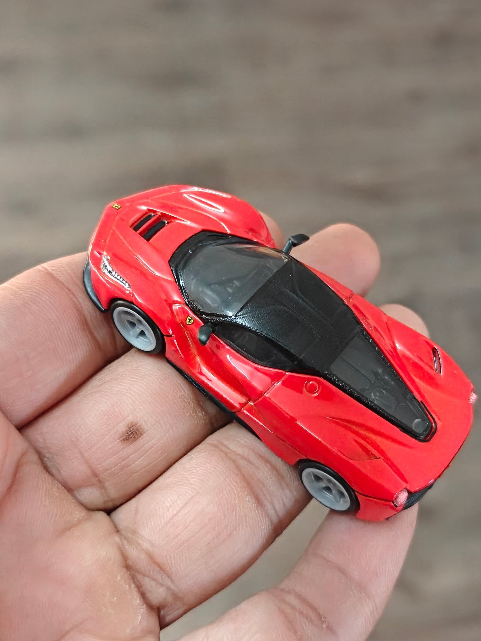 Premium Hot Wheels LaFerrari - Red (Uncarded - New) - Kinder Logs