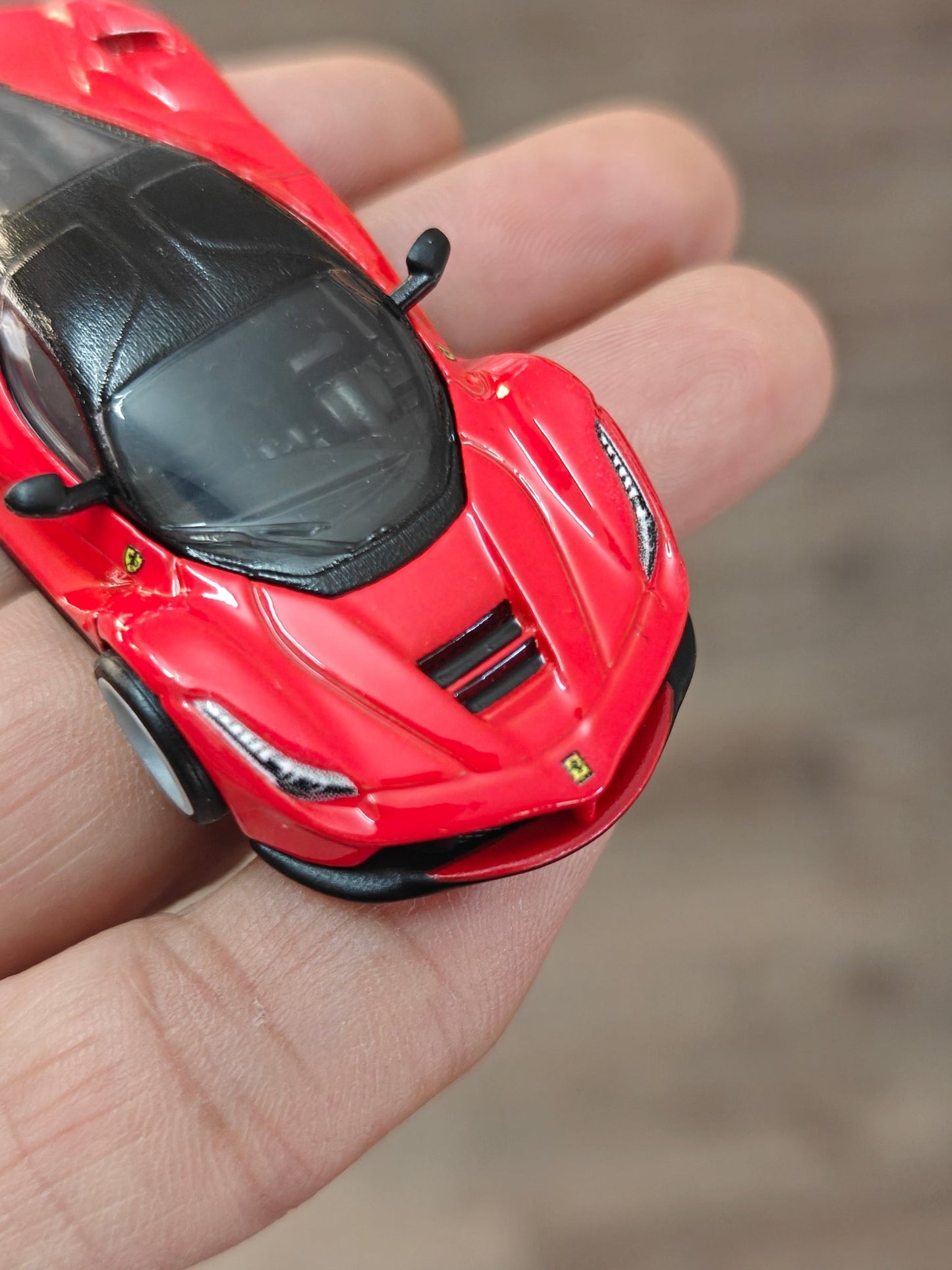 Premium Hot Wheels LaFerrari - Red (Uncarded - New) - Kinder Logs