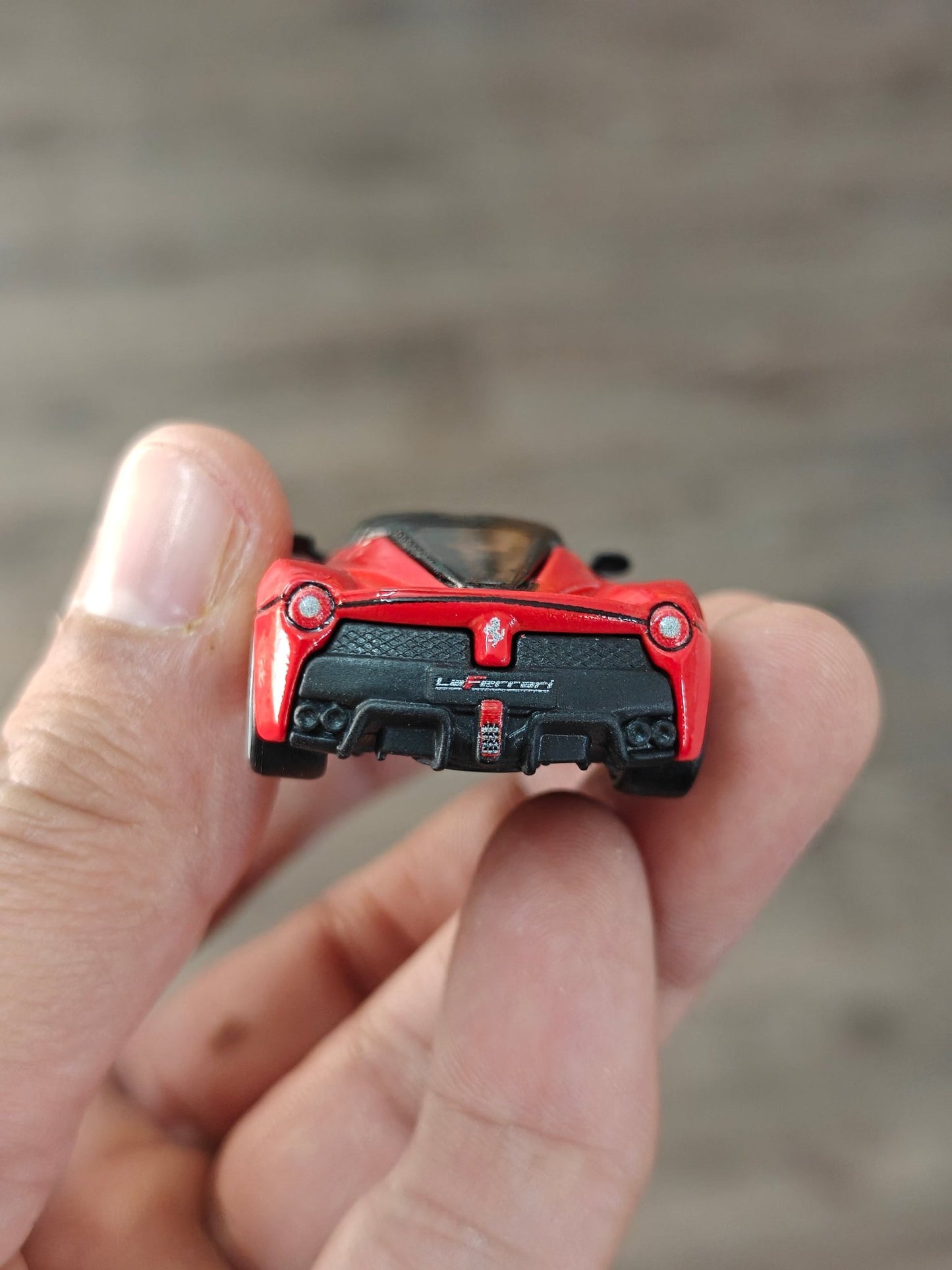 Premium Hot Wheels LaFerrari - Red (Uncarded - New) - Kinder Logs