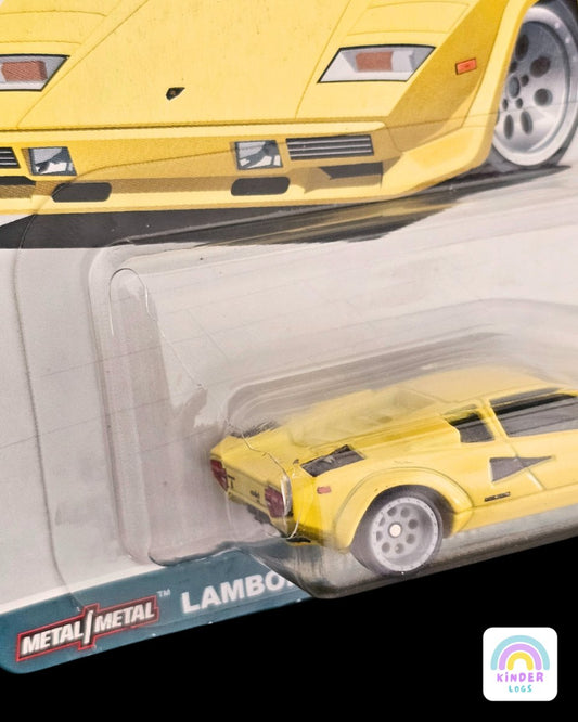 Premium Hot Wheels Lamborghini Countach LP 5000 QV (Blister Cracked) - Kinder Logs